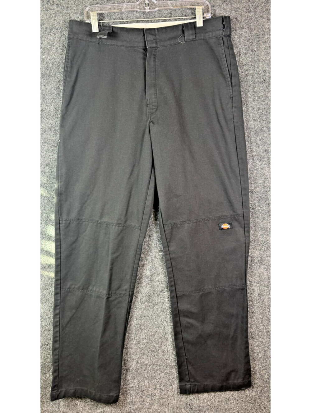 Dickies Mens 34x34 Black Loose Fit Double Knee Work Pants